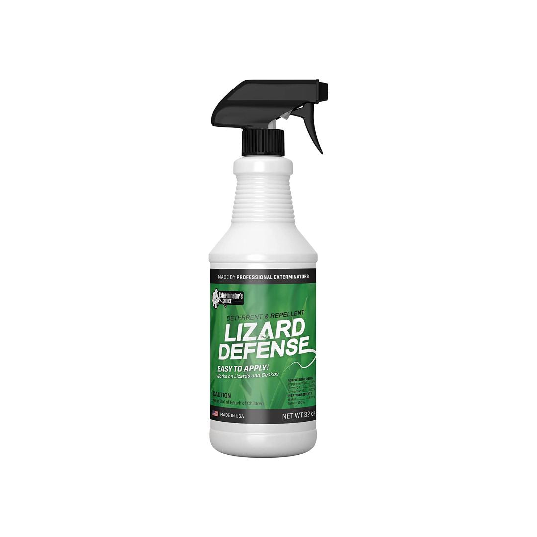 Exterminators Choice Lizard Defense Spray | 32 Ounce | Natural, Non-Toxic  Lizard Repellent | Quick, Easy Pest Control | Safe Around Kids & Pets