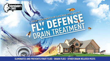 Fly Defense Drain Treatment and Fruit Fly Remover Killer with Natural Oils